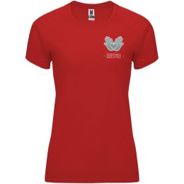 Bahrain sportowa koszulka damska z krótkim rękawem czerwony (R04084I5)