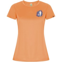 Imola sportowa koszulka damska z krótkim rękawem fluor orange (R04283L1)