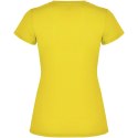 Montecarlo sportowa koszulka damska z krótkim rękawem żółty (R04231B5)