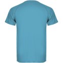 Montecarlo sportowa koszulka męska z krótkim rękawem turkusowy