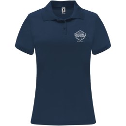 Monzha sportowa koszulka damska polo z krótkim rękawem navy blue (R04101R1)