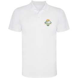 Monzha sportowa koszulka męska polo z krótkim rękawem biały (R04041Z1)