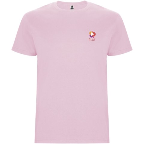 Stafford koszulka dziecięca z krótkim rękawem jasnoróżowy