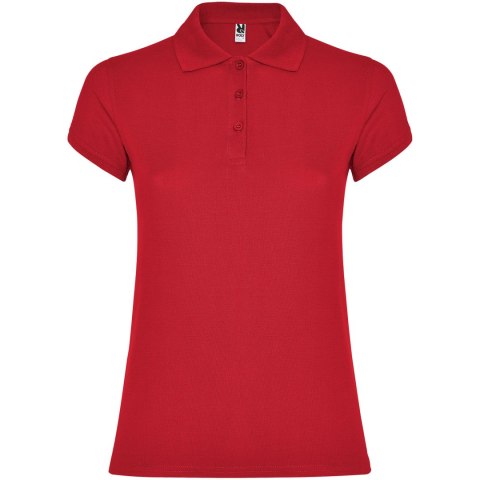Star koszulka damska polo z krótkim rękawem czerwony (R66344I5)