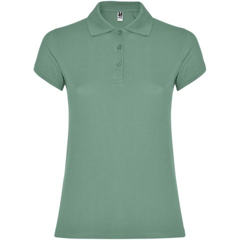 Star koszulka damska polo z krótkim rękawem dark mint (R66343C1)