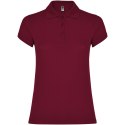 Star koszulka damska polo z krótkim rękawem garnet (R66342P3)