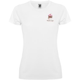 Montecarlo sportowa koszulka damska z krótkim rękawem biały (R04231Z4)