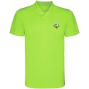 Monzha sportowa koszulka dziecięca polo z krótkim rękawem lime / green lime (K04042XM)