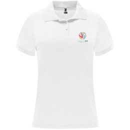 Monzha sportowa koszulka damska polo z krótkim rękawem biały (R04101Z4)