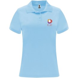 Monzha sportowa koszulka damska polo z krótkim rękawem błękitny (R04102H5)