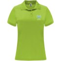 Monzha sportowa koszulka damska polo z krótkim rękawem lime / green lime (R04102X2)