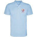 Monzha sportowa koszulka męska polo z krótkim rękawem błękitny (R04042H6)