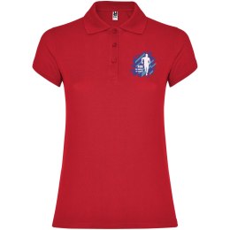 Star koszulka damska polo z krótkim rękawem czerwony (R66344I1)