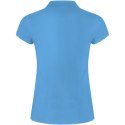 Star koszulka damska polo z krótkim rękawem turkusowy (R66344U3)