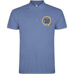 Star koszulka męska polo z krótkim rękawem riviera blue (R66381V1)