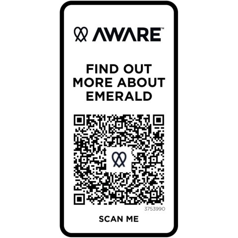 Emerald koszulka polo unisex z recyklingu z krótkim rękawem czarny