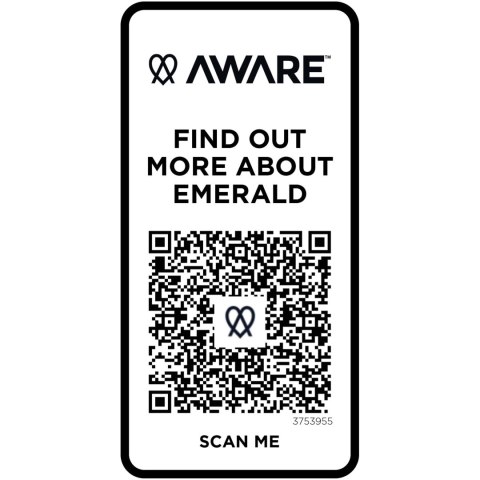 Emerald koszulka polo unisex z recyklingu z krótkim rękawem granatowy