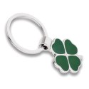 Brelok Clover Luck, zielony/srebrny