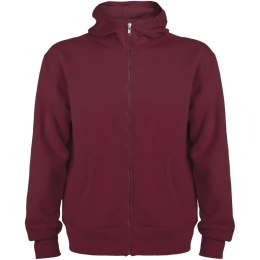 Montblanc bluza unisex z kapturem z suwakiem na całej długości garnet (R64212P2)