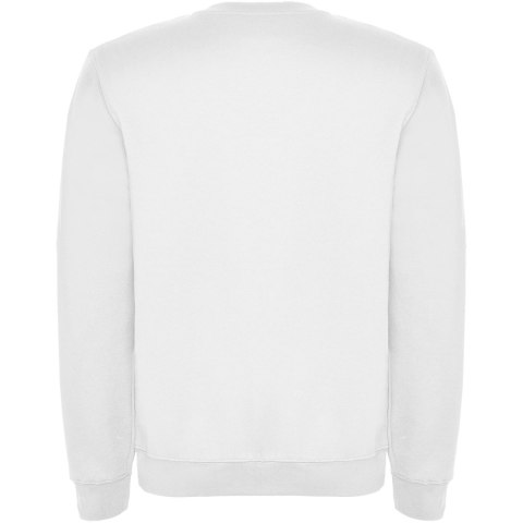 Ulan bluza unisex z zamkiem błyskawicznym na całej długości biały