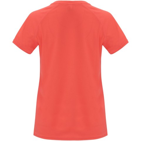 Bahrain sportowa koszulka damska z krótkim rękawem fluor coral