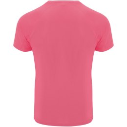 Bahrain sportowa koszulka męska z krótkim rękawem fluor lady pink (R04074Q2)