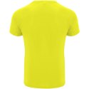 Bahrain sportowa koszulka męska z krótkim rękawem fluor yellow (R04071C2)