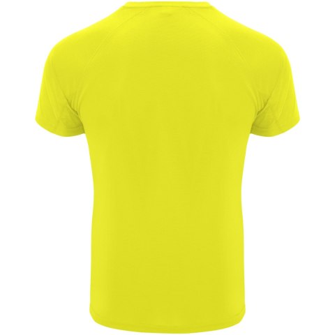 Bahrain sportowa koszulka męska z krótkim rękawem fluor yellow