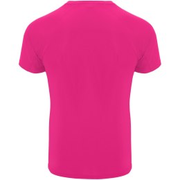 Bahrain sportowa koszulka męska z krótkim rękawem pink fluor (R04074P1)