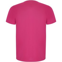 Imola sportowa koszulka męska z krótkim rękawem pink fluor (R04274P1)