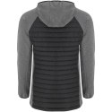 Minsk hybrydowa ocieplana kurtka unisex black / heather black (R11208M1)