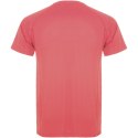 Montecarlo sportowa koszulka dziecięca z krótkim rękawem fluor coral (K04252KD)