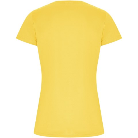 Imola sportowa koszulka damska z krótkim rękawem żółty