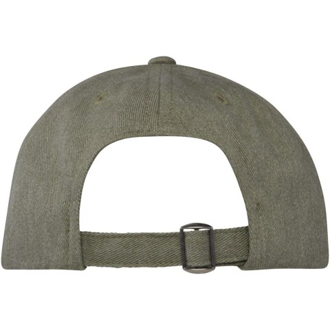 Opal 6-panelowa czapka Aware™ z daszkiem z recyklingu zielony