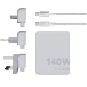 Xtorm XVC2140 GaN Ultra ładowarka podróżna o mocy 140 W z kablem USB-C PD 240 W biały (12439701)