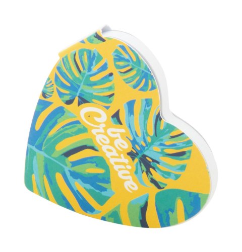 CreaStick Heart personalizowany notatnik z kartkami samoprzylepnymi