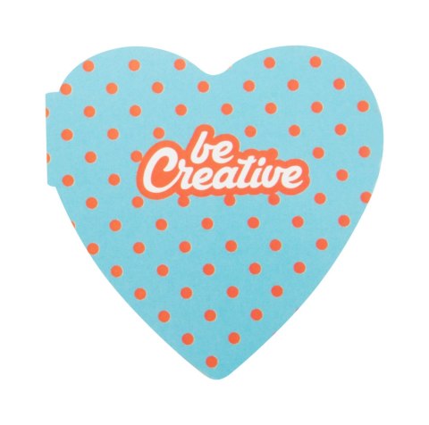 CreaStick Heart personalizowany notatnik z kartkami samoprzylepnymi