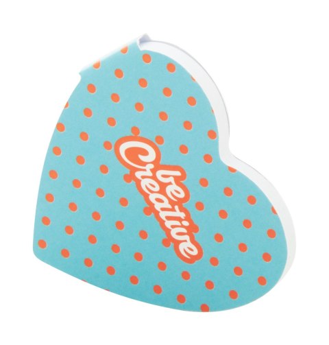 CreaStick Heart personalizowany notatnik z kartkami samoprzylepnymi