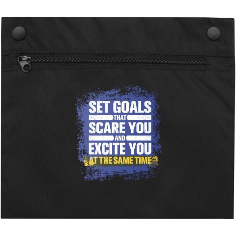 Kai okrągła torba na zakupy z recyklingu z certyfikatem GRS czarny