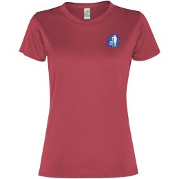 Slam short sleeve women's sports t-shirt berry red (R03058U1)