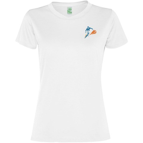 Slam short sleeve women's sports t-shirt biały