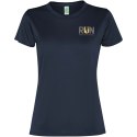 Slam short sleeve women's sports t-shirt navy blue (R03051R1)