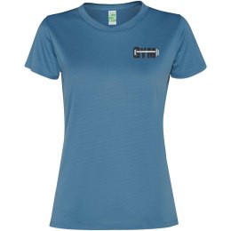 Slam short sleeve women's sports t-shirt storm blue (R03058V1)