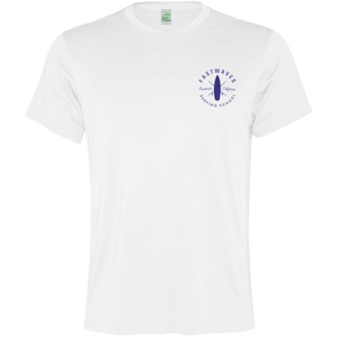 Slam sportowa koszulka męska z krótkim rękawem biały