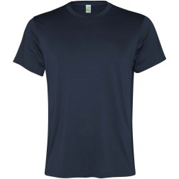 Slam sportowa koszulka męska z krótkim rękawem navy blue (R03041R1)