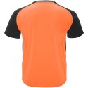 Bugatti sportowa koszulka unisex z krótkim rękawem fluor orange, czarny (R63999A2)