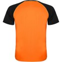 Indianapolis sportowa koszulka unisex z krótkim rękawem fluor orange, czarny (R66509A2)