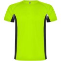 Shanghai sportowa koszulka dziecięca z krótkim rękawem fluor green, czarny (K65959GD)