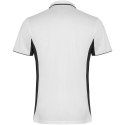 Montmelo koszulka polo unisex z krótkim rękawem biały, czarny (R04218R1)