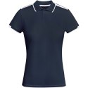 Tamil sportowa koszulka damska polo z krótkim rękawem navy blue, biały
